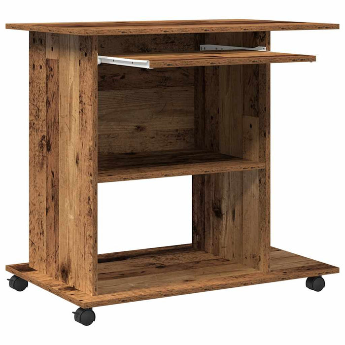 Birou pentru computer lemn vechi 80x50x75 cm din lemn prelucrat - WALTI WALTI