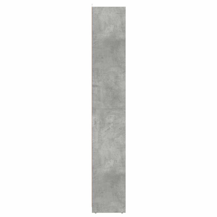 Dulap de baie, gri beton, 30x30x183,5 cm, PAL WALTI