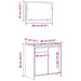 Set mobilier de baie, 2 piese, gri beton, lemn compozit - WALTI WALTI