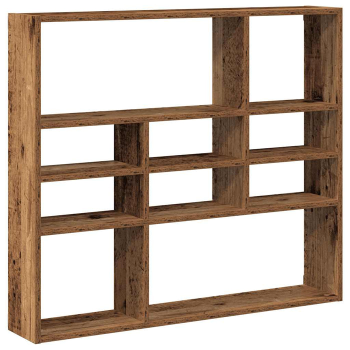 Raft de perete din lemn vechi 90x16x78 cm din lemn prelucrat - WALTI WALTI