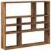 Raft de perete din lemn vechi 90x16x78 cm din lemn prelucrat - WALTI WALTI
