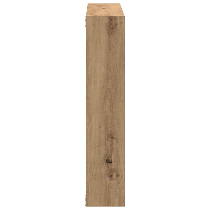 Raft de perete, stejar artizanal, 90x16x78 cm, lemn prelucrat - WALTI WALTI