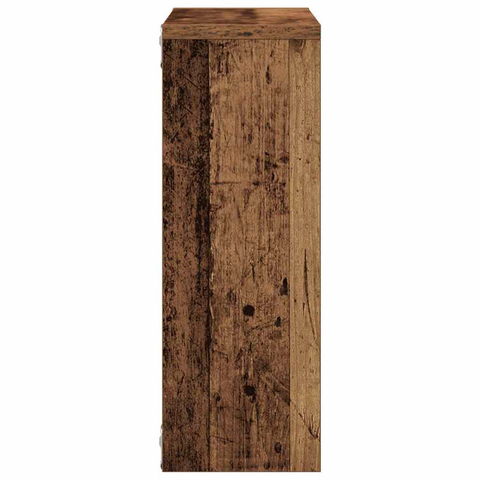 Raft de perete, lemn vechi, 45x16x45 cm, lemn prelucrat - WALTI WALTI