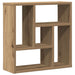 Raft de perete, stejar artizanal, 45x16x45 cm, lemn prelucrat - WALTI WALTI