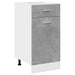 Dulap inferior cu sertar “Lyon”, gri beton, 40 x 46 x 81,5 cm - WALTI WALTI