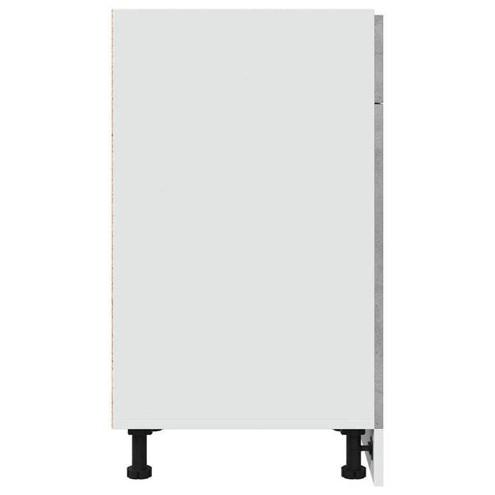 Dulap inferior cu sertar “Lyon”, gri beton, 40 x 46 x 81,5 cm - WALTI WALTI