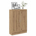 Bibliotecă, stejar artizanal, 82,5x30,5x115 cm, lemn prelucrat - WALTI WALTI