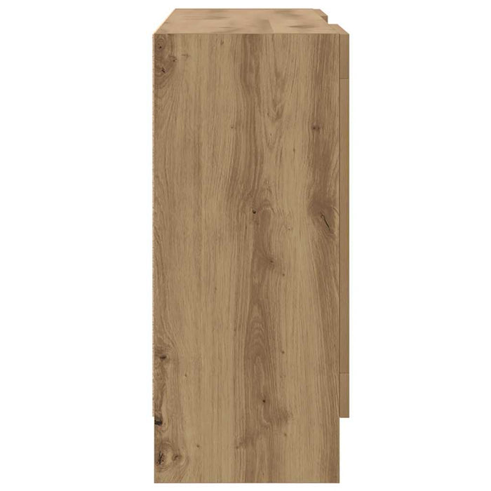 Servantă, stejar artizanal, 120x30,5x70 cm, lemn prelucrat - WALTI WALTI