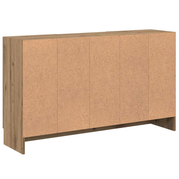 Servantă, stejar artizanal, 120x30,5x70 cm, lemn prelucrat - WALTI WALTI