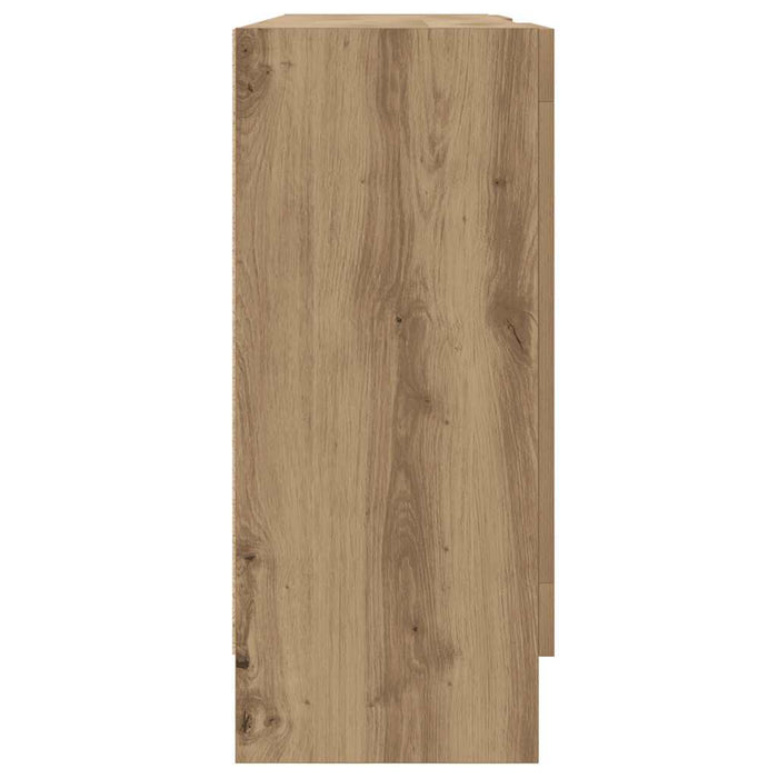 Servantă, stejar artizanal, 120x30,5x70 cm, lemn prelucrat - WALTI WALTI