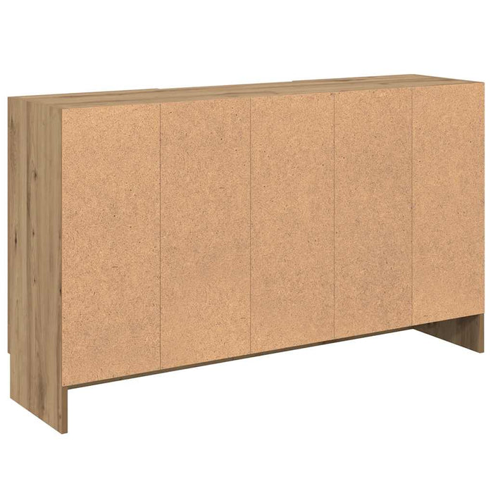 Servantă, stejar artizanal, 120x30,5x70 cm, lemn prelucrat - WALTI WALTI
