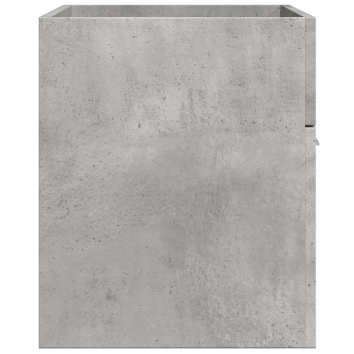 Dulap de chiuvetă, gri beton, 80x38,5x46 cm, PAL WALTI