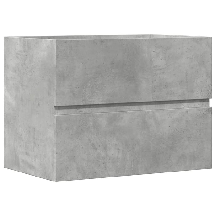 Dulap pentru baie, gri beton, 60x38,5x45 cm, lemn prelucrat - WALTI WALTI