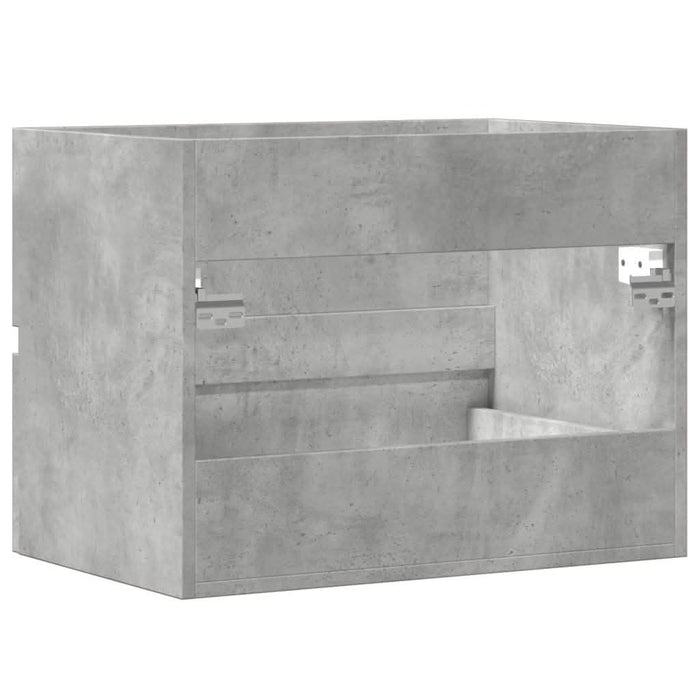 Dulap pentru baie, gri beton, 60x38,5x45 cm, lemn prelucrat - WALTI WALTI