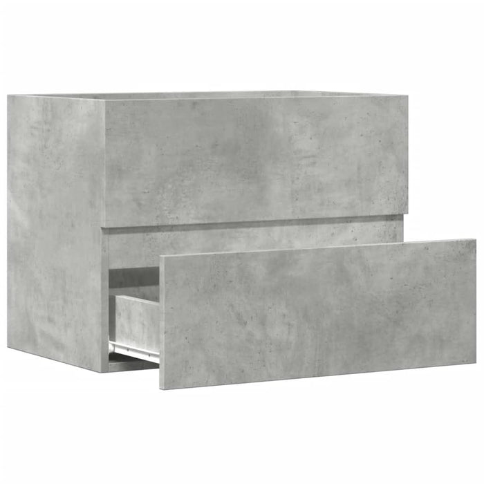 Dulap pentru baie, gri beton, 60x38,5x45 cm, lemn prelucrat - WALTI WALTI