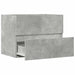 Dulap pentru baie, gri beton, 60x38,5x45 cm, lemn prelucrat - WALTI WALTI