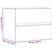 Dulap pentru baie, gri beton, 60x38,5x45 cm, lemn prelucrat - WALTI WALTI