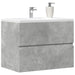 Dulap pentru baie, gri beton, 60x38,5x45 cm, lemn prelucrat - WALTI WALTI