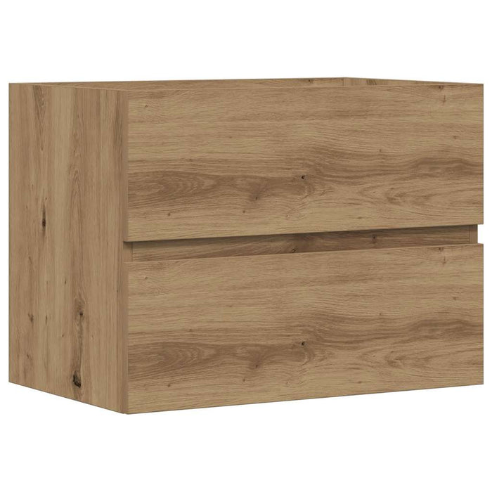Dulap pentru baie stejar artizanal 60x38,5x45 cm lemn prelucrat - WALTI WALTI