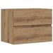 Dulap pentru baie stejar artizanal 60x38,5x45 cm lemn prelucrat - WALTI WALTI