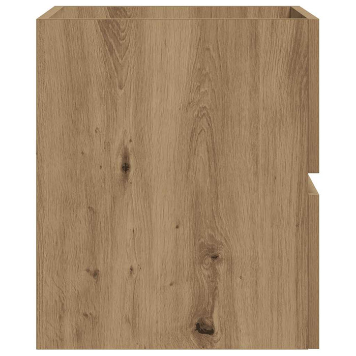 Dulap pentru baie stejar artizanal 60x38,5x45 cm lemn prelucrat - WALTI WALTI
