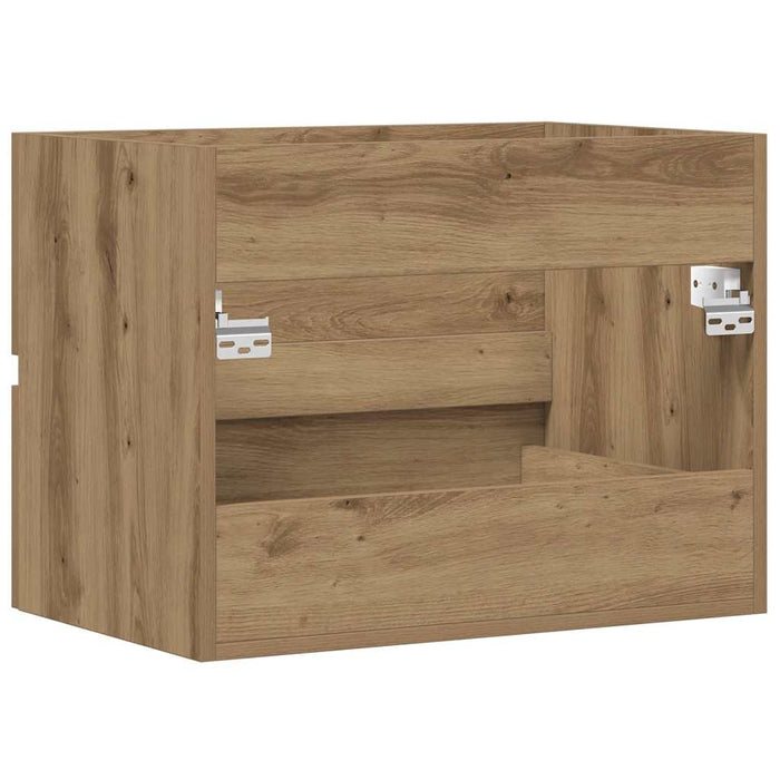 Dulap pentru baie stejar artizanal 60x38,5x45 cm lemn prelucrat - WALTI WALTI