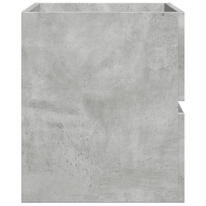 Dulap suspendat de baie, gri beton 80x38,5x45 cm lemn prelucrat - WALTI WALTI