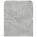 Dulap suspendat de baie, gri beton 80x38,5x45 cm lemn prelucrat - WALTI WALTI