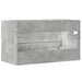 Dulap suspendat de baie, gri beton 80x38,5x45 cm lemn prelucrat - WALTI WALTI