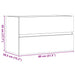 Dulap suspendat de baie, gri beton 80x38,5x45 cm lemn prelucrat - WALTI WALTI