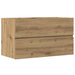 Dulap pentru baie stejar artizanal 80x38,5x45 cm lemn prelucrat - WALTI WALTI