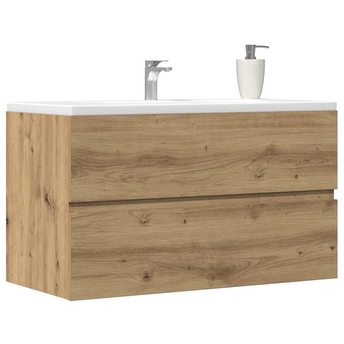 Dulap pentru baie stejar artizanal 80x38,5x45 cm lemn prelucrat - WALTI WALTI
