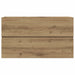 Dulap pentru baie stejar artizanal 80x38,5x45 cm lemn prelucrat - WALTI WALTI