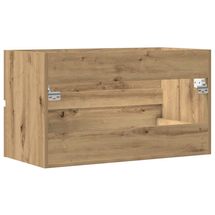 Dulap pentru baie stejar artizanal 80x38,5x45 cm lemn prelucrat - WALTI WALTI