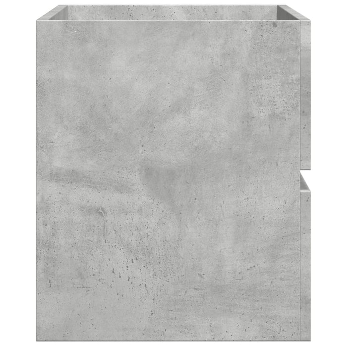 Dulap de chiuvetă, gri beton, 90x38,5x45 cm, lemn prelucrat WALTI