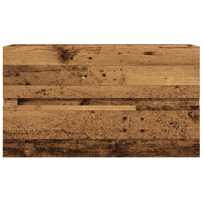 Dulap de chiuvetă, lemn vechi, 90x38,5x45 cm, lemn prelucrat - WALTI WALTI