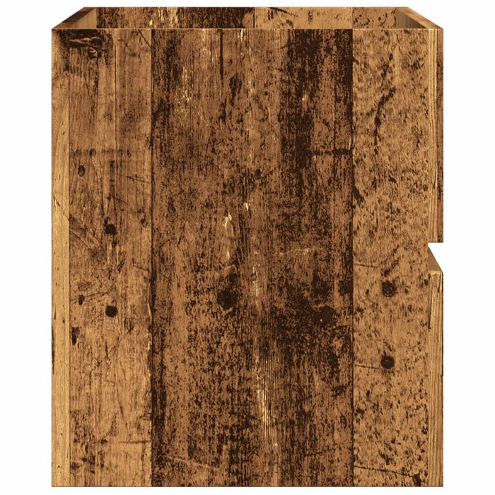 Dulap de chiuvetă, lemn vechi, 90x38,5x45 cm, lemn prelucrat - WALTI WALTI