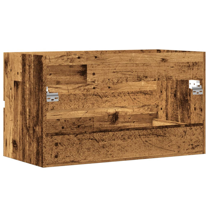 Dulap de chiuvetă, lemn vechi, 90x38,5x45 cm, lemn prelucrat - WALTI WALTI