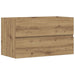 Dulap de chiuvetă stejar artizanal 90x38,5x45 cm lemn prelucrat - WALTI WALTI