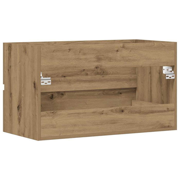Dulap de chiuvetă stejar artizanal 90x38,5x45 cm lemn prelucrat - WALTI WALTI