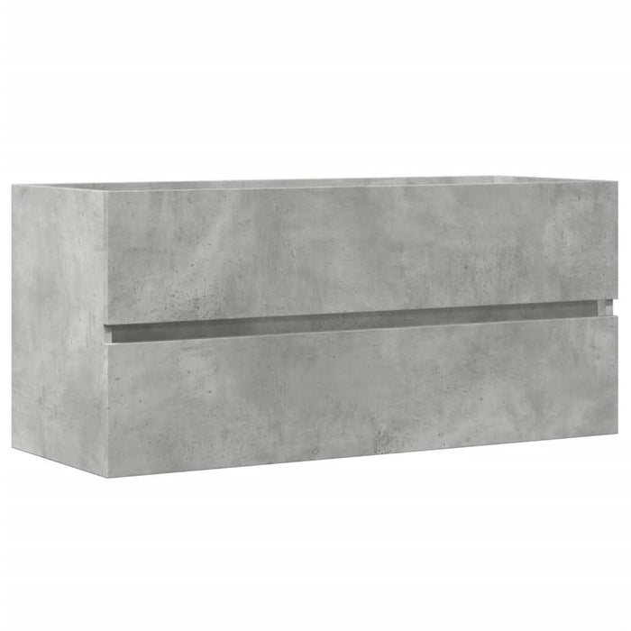 Dulap de chiuvetă, gri beton, 100x38,5x45 cm, PAL - WALTI WALTI