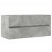 Dulap de chiuvetă, gri beton, 100x38,5x45 cm, PAL - WALTI WALTI