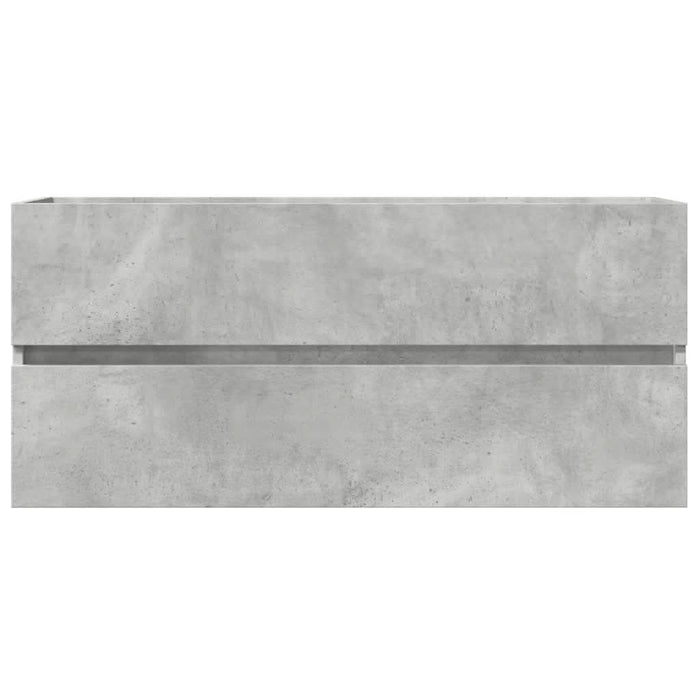 Dulap de chiuvetă, gri beton, 100x38,5x45 cm, PAL - WALTI WALTI