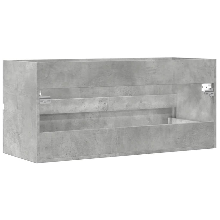 Dulap de chiuvetă, gri beton, 100x38,5x45 cm, PAL - WALTI WALTI