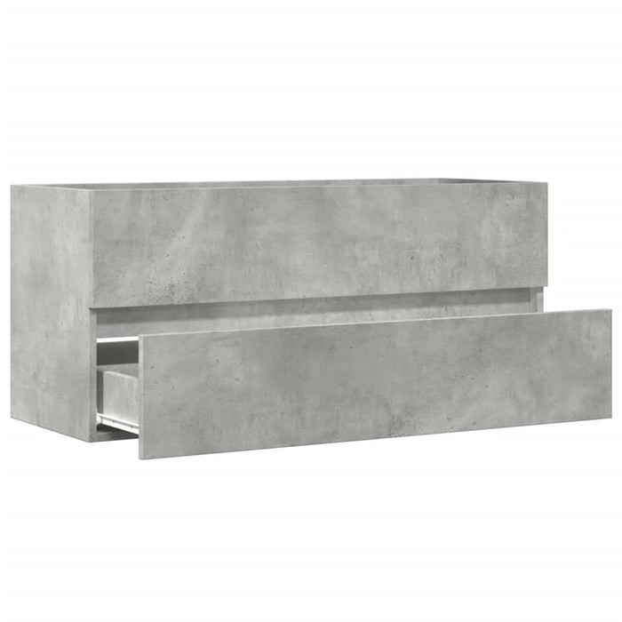 Dulap de chiuvetă, gri beton, 100x38,5x45 cm, PAL - WALTI WALTI