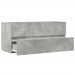 Dulap de chiuvetă, gri beton, 100x38,5x45 cm, PAL - WALTI WALTI