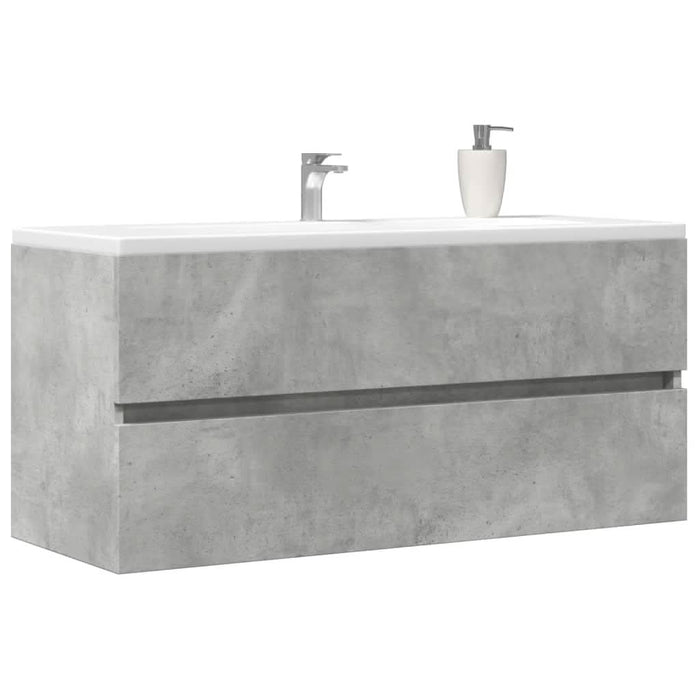 Dulap de chiuvetă, gri beton, 100x38,5x45 cm, PAL - WALTI WALTI