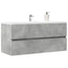 Dulap de chiuvetă, gri beton, 100x38,5x45 cm, PAL - WALTI WALTI