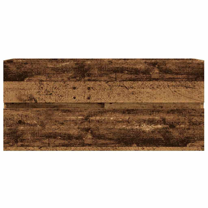 Dulap chiuvetă, lemn vechi, 100x38,5x45 cm, lemn prelucrat - WALTI WALTI