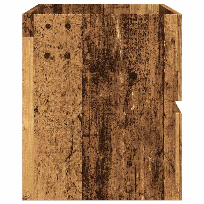 Dulap chiuvetă, lemn vechi, 100x38,5x45 cm, lemn prelucrat - WALTI WALTI